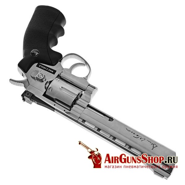 страйкбольный пистолет ASG Dan Wesson 6 Silver CO2 купить