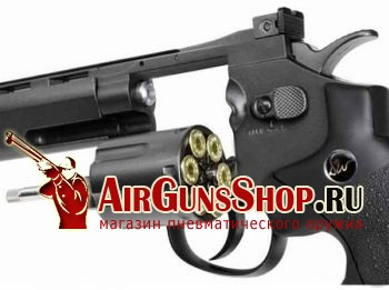 страйкбольный револьвер ASG Dan Wesson 6 Grey CO2 цена в интернет-магазине