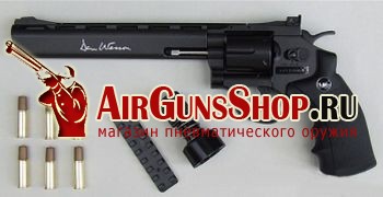 страйкбольный револьвер ASG Dan Wesson 6 Grey CO2 описание и цена