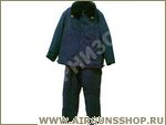 Костюм лётный меховой (куртка+ полукомбинезон) синего цвета