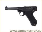 Пистолет ASG Luger P08 Blowback грин газ (16229) фото