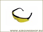 очки стрелковые Sporty жёлтые (УФ-защита, класс оптики 1, незапотевающие, регулируемые дужки, сменные линзы)